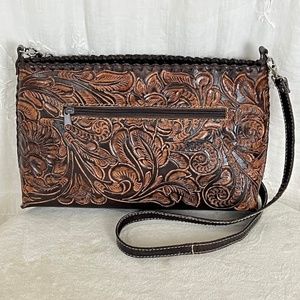 ❣️2XH.P. Avelar Handtooled Leather Shoulder Bag